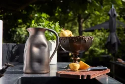 - Kande - Dented Jug - 2,5 L - Mat Platin^Dutchdeluxes New