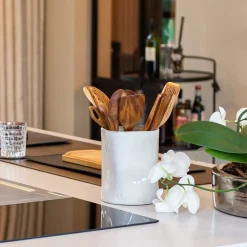 - Krukke til køkkenredskaber - Dented Crock - Hvid^Dutchdeluxes Sale