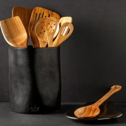 - Krukke til køkkenredskaber - Dented Crock - Sort*Dutchdeluxes