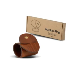 - Napkin Ring - Set of 4 - Vintage Cognac læder^Dutchdeluxes Sale
