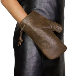 - Ovn Handske - Oven Glove - Vintage Brun Læder*Dutchdeluxes Discount