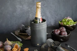 - Vin Køler - Wine cooler - Sort Læder*Dutchdeluxes Best