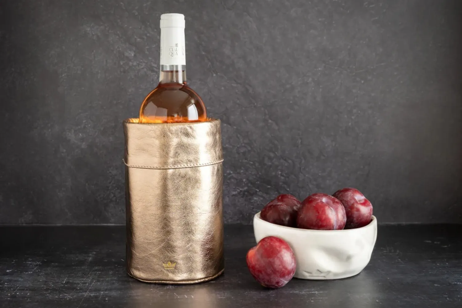 - Vinkøler - Wine cooler - Pearly Rose Læder^Dutchdeluxes Discount