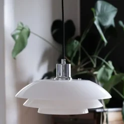 - DL31 Opal pendel (Ø31 cm) - Opal/Krom*Dyberg Larsen Best