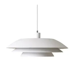 - DL45 pendel Lampe - Mat hvid, 45 cm x 13 cm^Dyberg Larsen Online