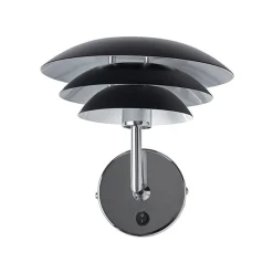 - DL20 Væglampe - Sort, H: 23 x D: 23 cm^Dyberg Larsen Hot