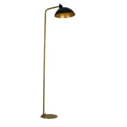 - Futura Antik Brass Floor gulvlampe Sort og mørk messing^Dyberg Larsen Best