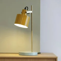 - Ocean bordlampe - Karry/Turkis - gul og blå*Dyberg Larsen Online