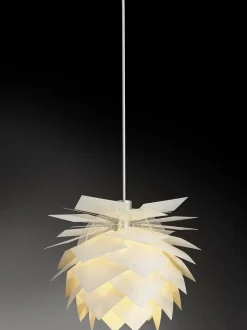 - PineApple Pendel Lampe - Small - Hvid, 30 x 35 x 35 cm^Dyberg Larsen Best