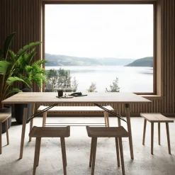 Ekta Living - Bænk - Scala - Smoked - Small*By Wirth Discount