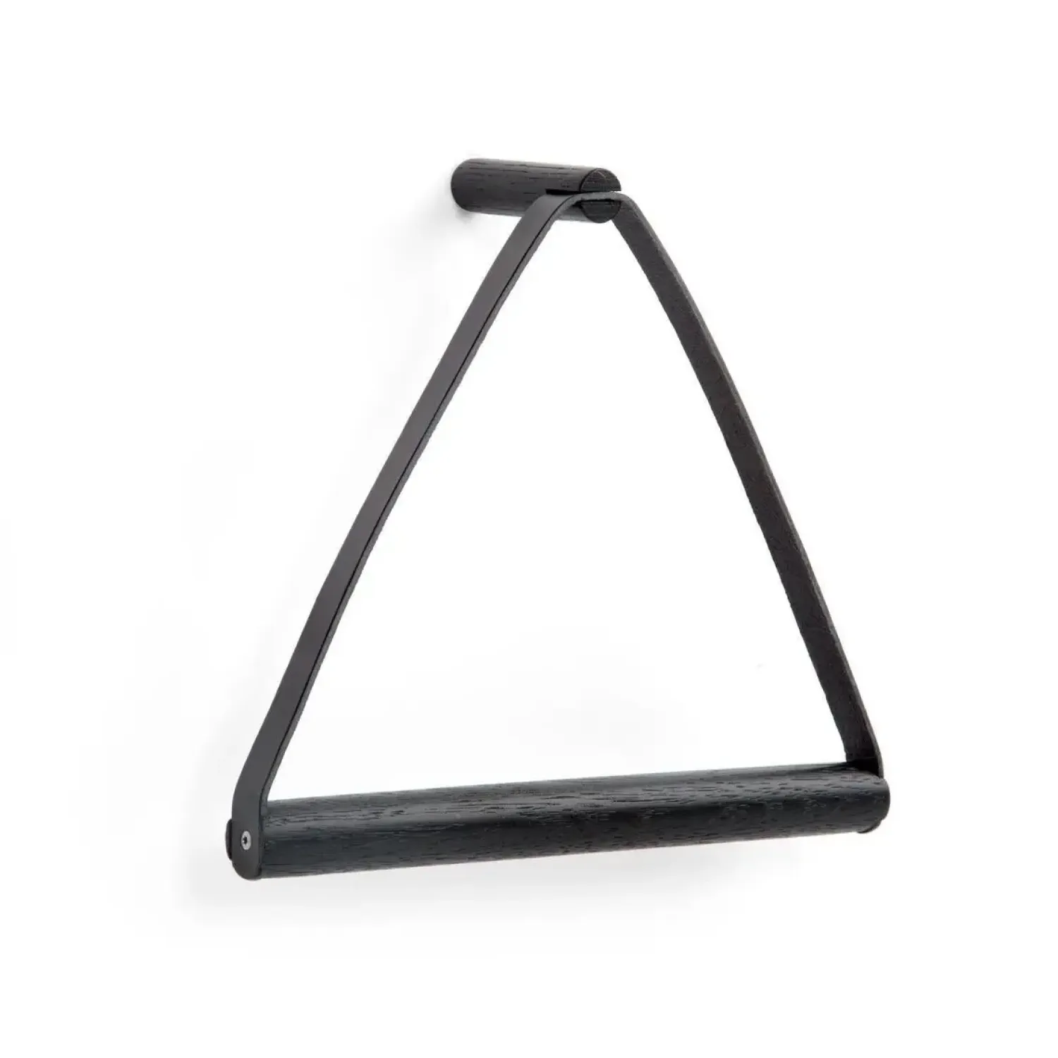 Ekta Living - Håndklædeholder - Towel hanger - Eg/Læder - Sort^By Wirth