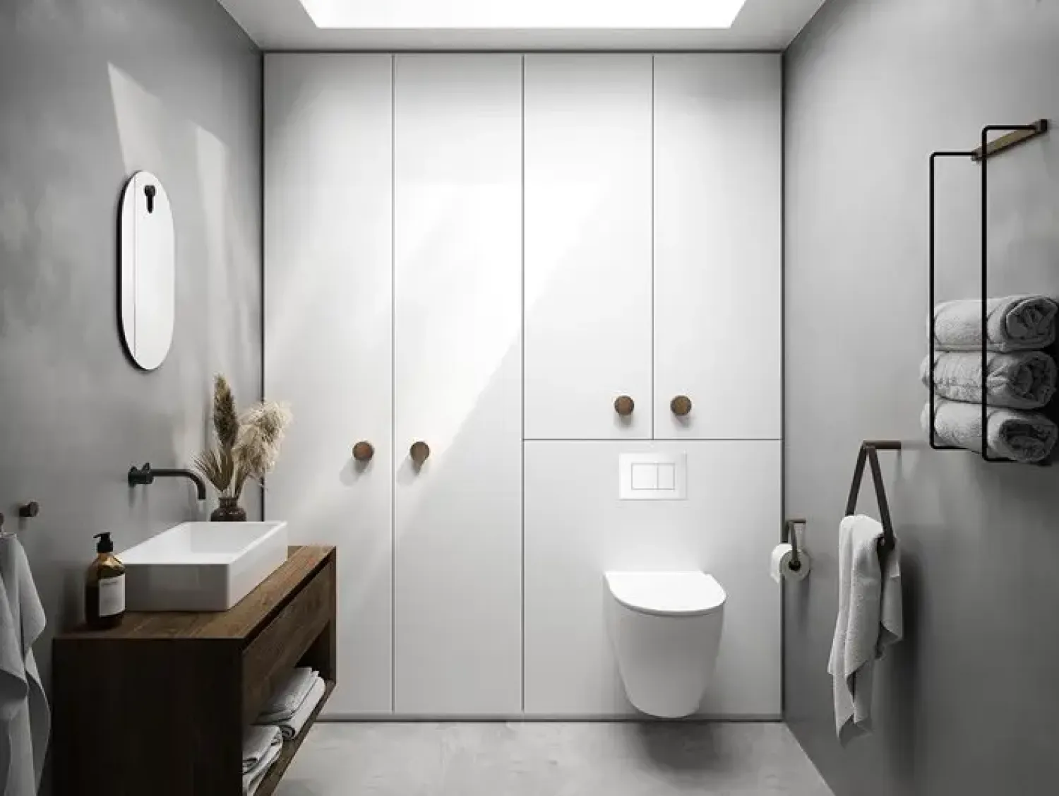 Ekta Living - Håndklædeholder - Towel Rack - Olieret Eg^By Wirth New