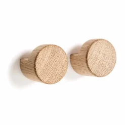 Ekta Living - Knager i eg - Sæt med 2 styk^By Wirth Online