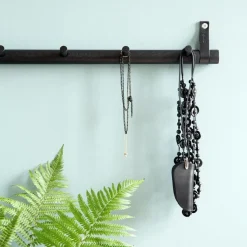 Ekta Living - Knagerække - Sort - Eg^By Wirth New