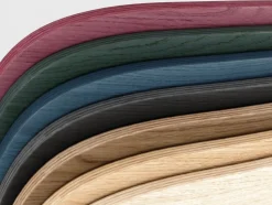 Ekta Living - Scala Chair - Rhubarb Red, Tekstil - Rhubarb^By Wirth New