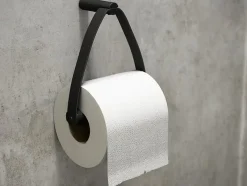 Ekta Living - Toiletrulleholder i metal - Sort*By Wirth Sale