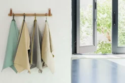 Ekta Living - Viskestykker - 2 stk. - Grey/Yellow^By Wirth Outlet