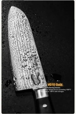 - Santoku kniv - Klassisk japansk kniv - 17 cm^Endeavour Online