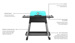 - Gas Grill - E2G2B FORCE - Mat Sort^Everdure Clearance