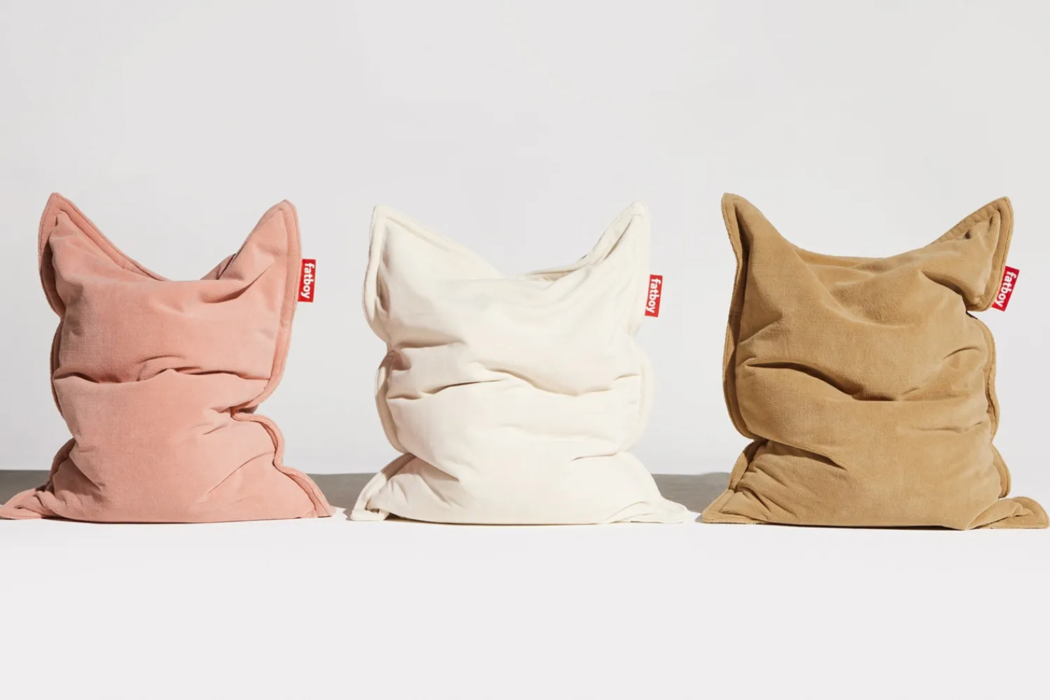 - Original Slim Teddy sækkestol - Latte*Fatboy Outlet