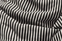 - Original Slim Terry Sort Creme - Stribet sort - 155 x 120 cm^Fatboy Sale