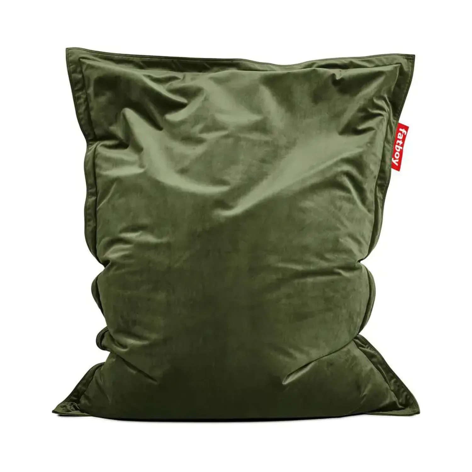 - Original Slim Velvet Sækkestol (Recycled) - Deep Green - Grøn^Fatboy Hot