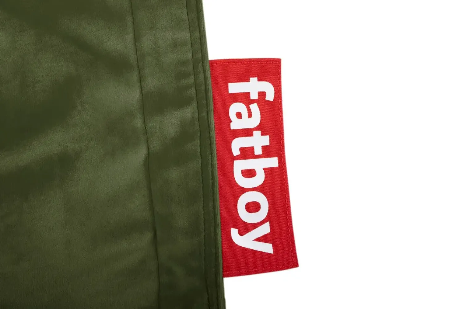 - Original Slim Velvet Sækkestol (Recycled) - Deep Green - Grøn^Fatboy Hot