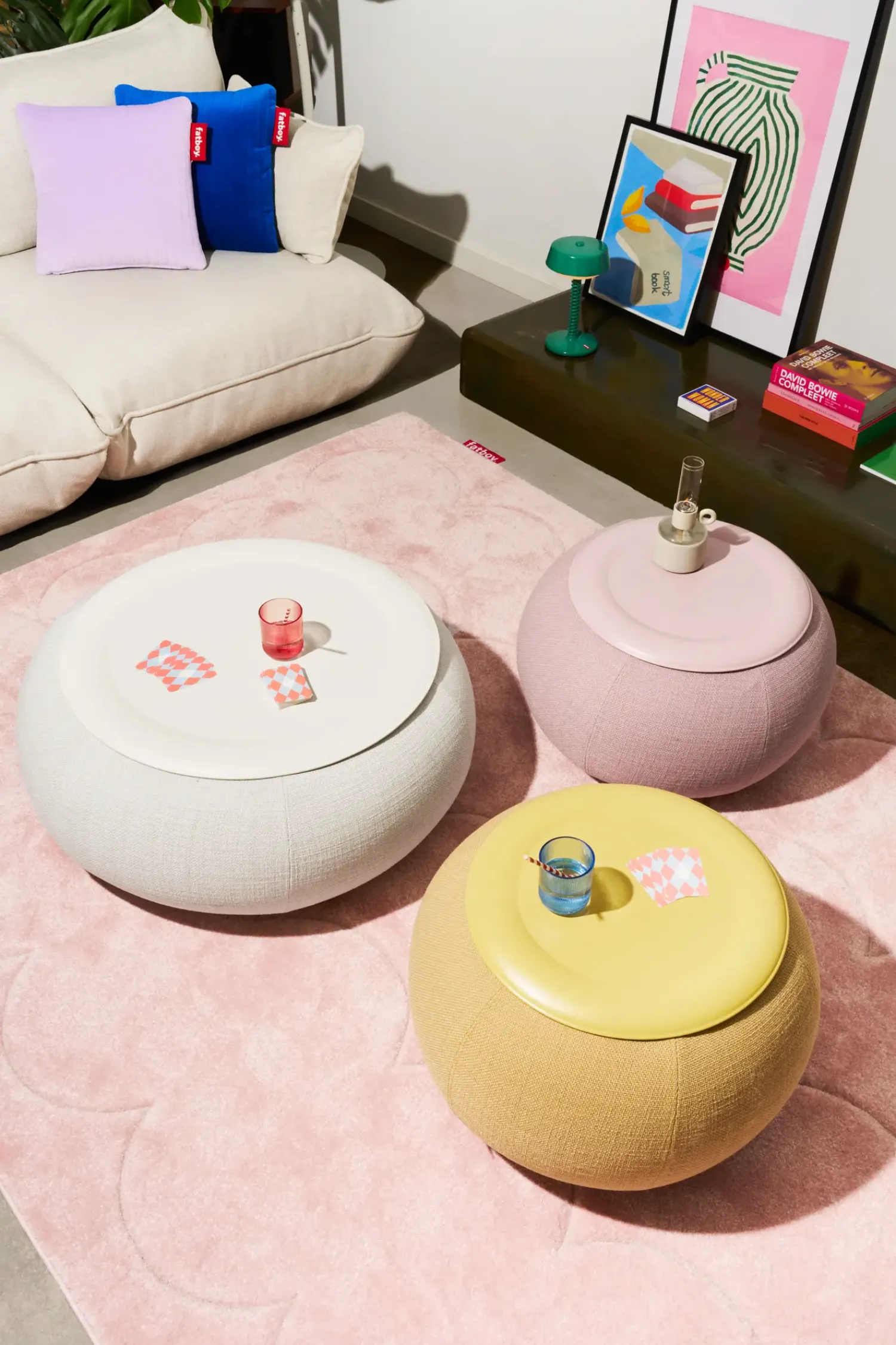 - Puf - Humpty - Bubble Pink*Fatboy New