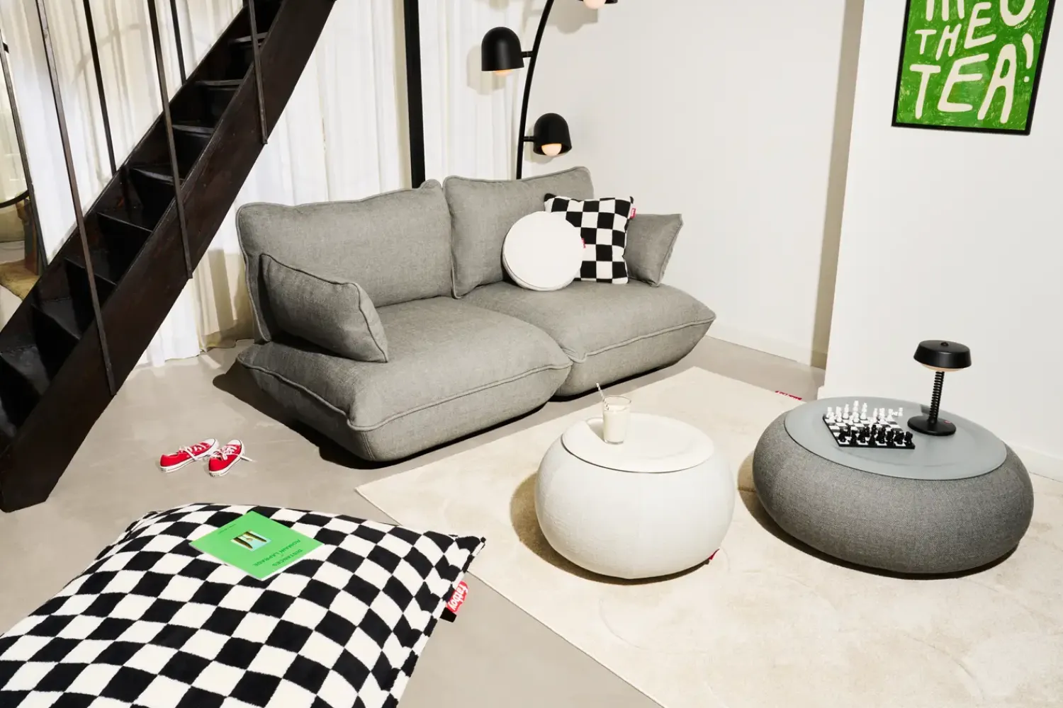 - Puf - Humpty - Mouse Grey^Fatboy New