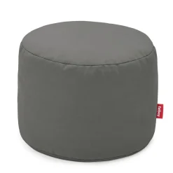 - Puf - Point Canvas Recycled - Ø50x35 cm - Charcoal Grey*Fatboy