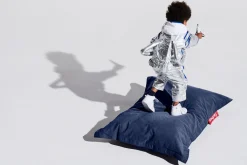 - Sækkestol - Junior Canvas Recycled - Crown Blue*Fatboy Sale