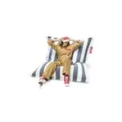 - Udendørs sækkestol Original - stribet blå og hvid - Ocean Blue^Fatboy Sale