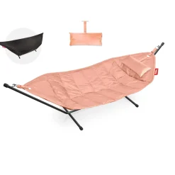 hængekøje Deluxe - Pink Shrimp - Sæt med hængekøje, pude og regncover^Fatboy Best