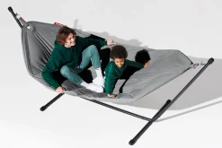 hængekøje Superb Deluxe - Grå / Rock Grey - Sæt med hængekøje, pude og regncover^Fatboy Clearance