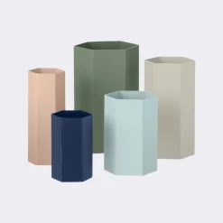 - Hexagon vase - rosa*Ferm Living Clearance