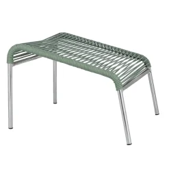 - Fodskammel til udendørs loungestol - Mya spaghetti - Sage Grøn*FIAM Discount