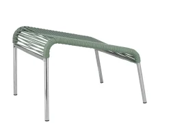 - Fodskammel til udendørs loungestol - Mya spaghetti - Sage Grøn*FIAM Discount