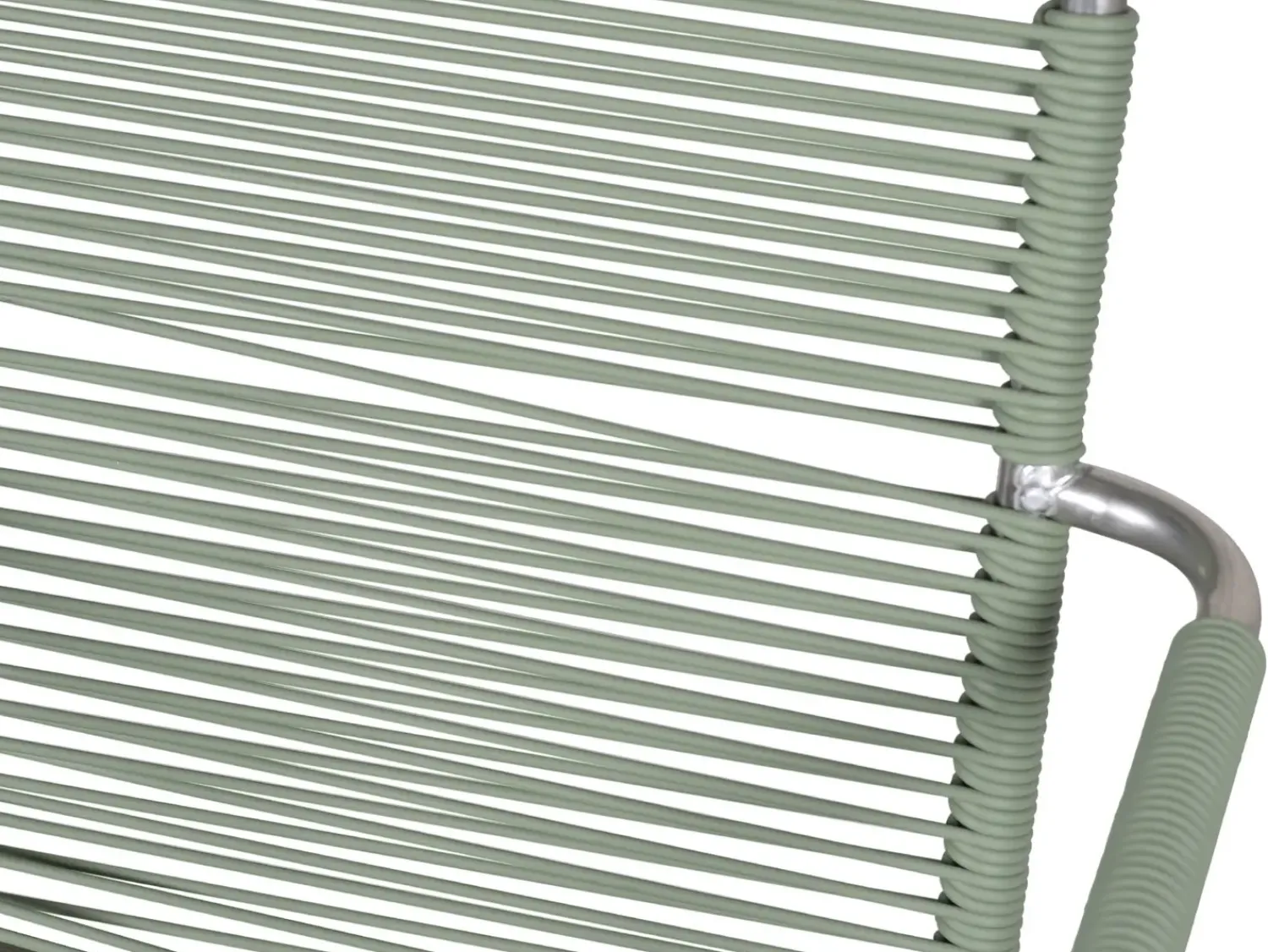 - Havestol - Mya spaghetti m. armlæn - Sage Grøn*FIAM New