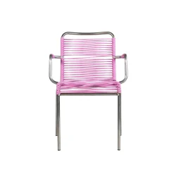 - Havestol - Mya spaghetti m. armlæn - Pink*FIAM Hot