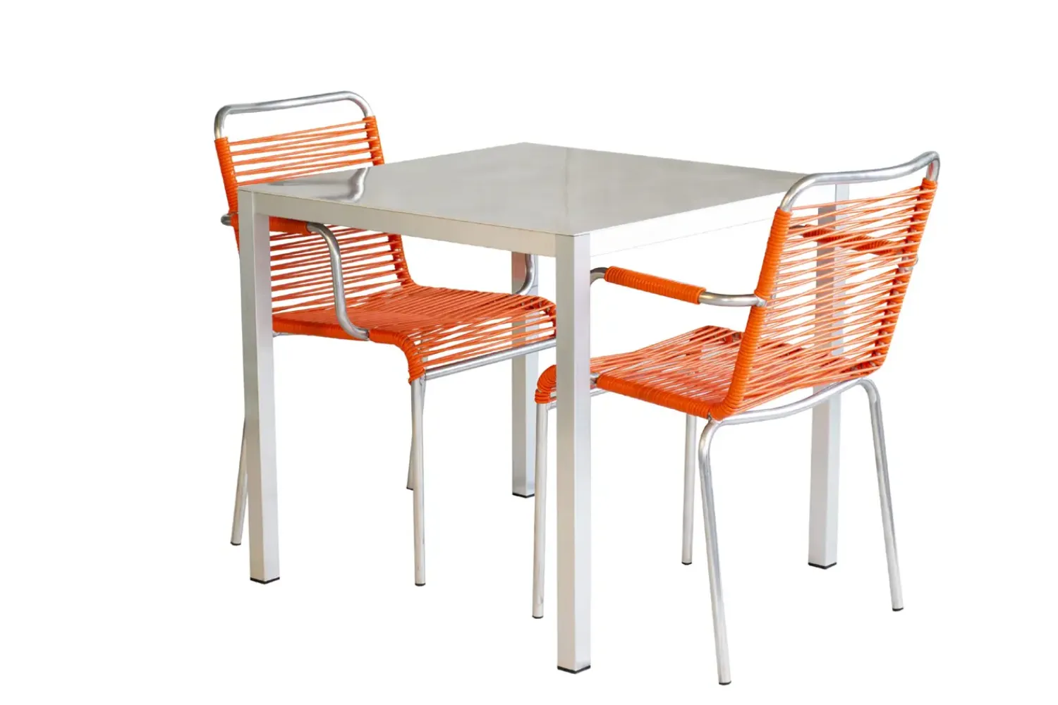 - Havestol - Mya spaghetti m. armlæn - Orange^FIAM Hot