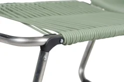 FIAM - Liggestol - Spaghetti - Sage Grøn - med fodskammeludtræk*