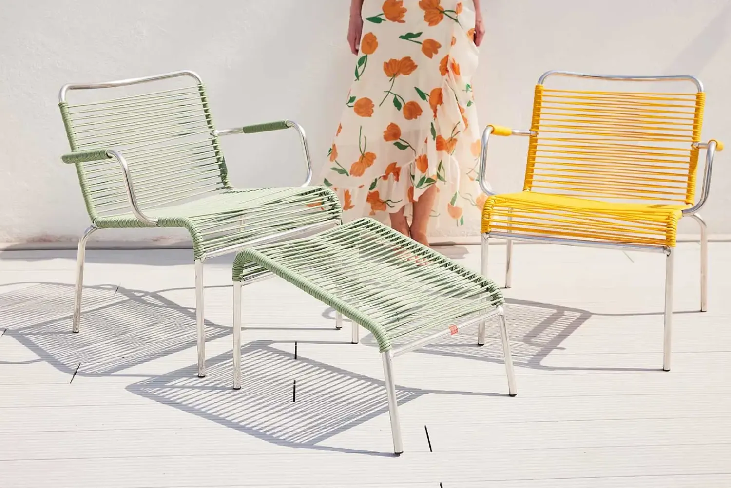 - Loungestol - Mya Spaghetti - Orange^FIAM Outlet