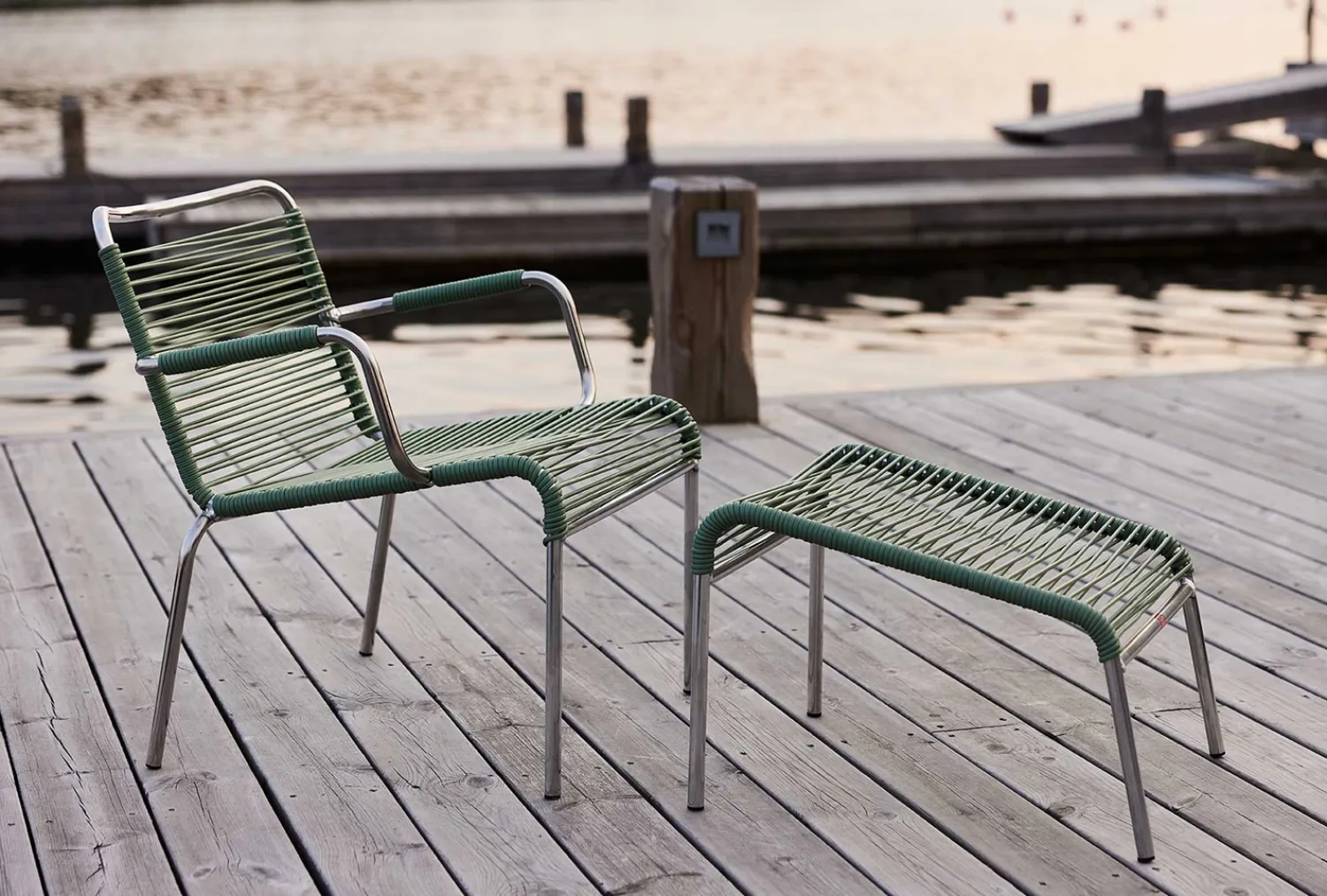 - Loungestol - Mya Spaghetti - Sage Grøn^FIAM Online