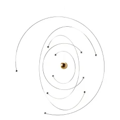 Flensted hanging art - Niels Bohr mobile Uro - 27 cm x 27 cm*Flensted Mobiles Outlet