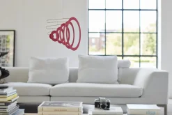 Flensted hanging art - Supersonic - Rød^Flensted Mobiles