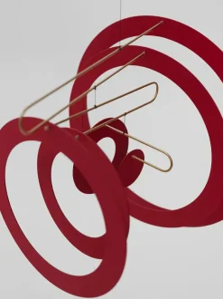 Flensted hanging art - Supersonic - Rød^Flensted Mobiles