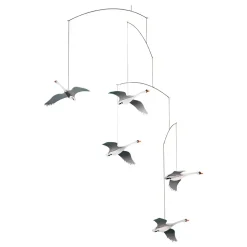 Flensted hanging art Uro - Nordens svaner mobile - 54x48 cm^Flensted Mobiles Outlet