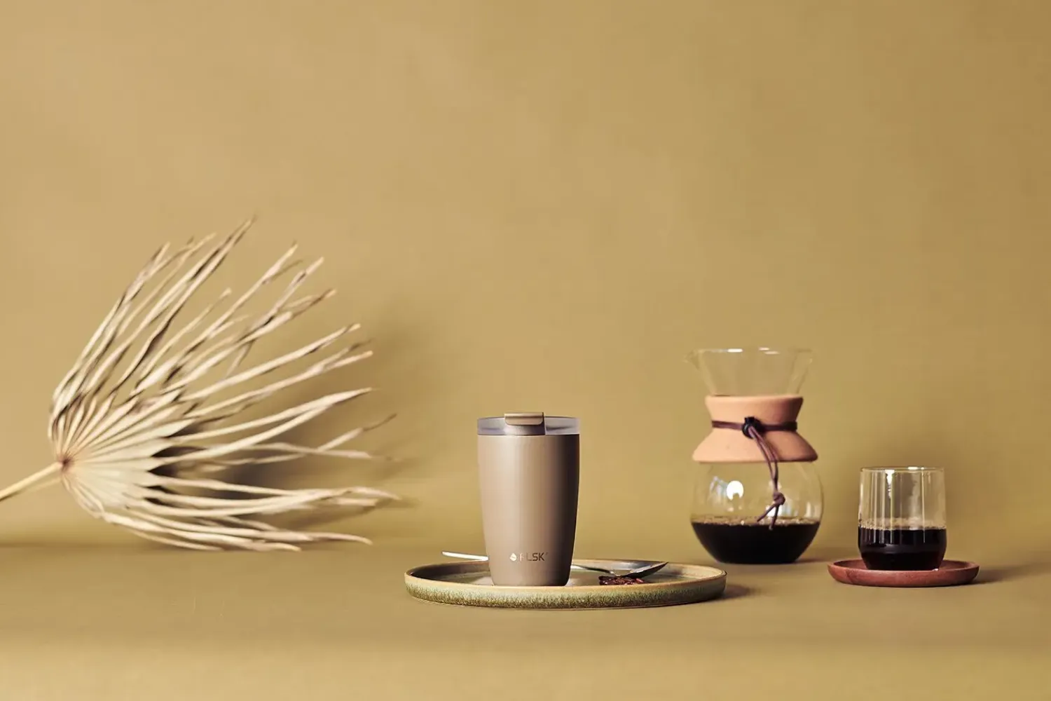 - To-go CUP 350 ml, Khaki*FLSK