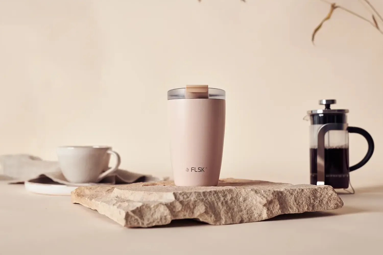 - To-go CUP 350 ml, White^FLSK Hot