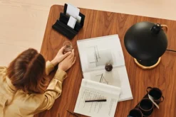 - Bordlampe - Kaiser Idell 6631-T - Mat Sort/Messing*Fritz Hansen Best